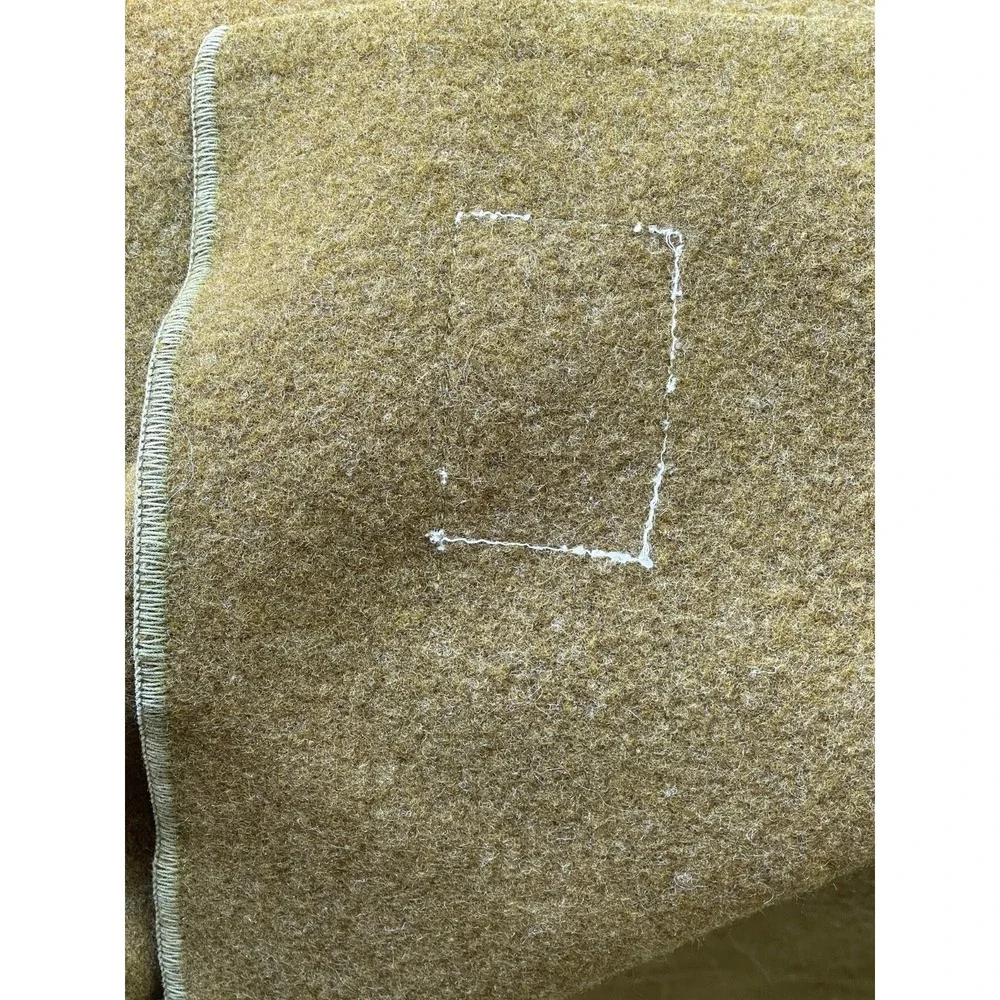 US Military Wool Blanket (80% Wool) Thick Washable 64